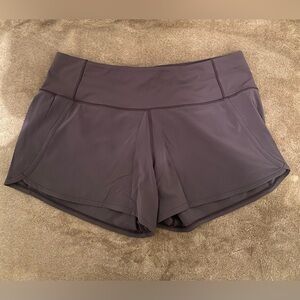 Lululemon Size 6 Speed Up HR Lined Running Shorts
Womens Dusty Purple